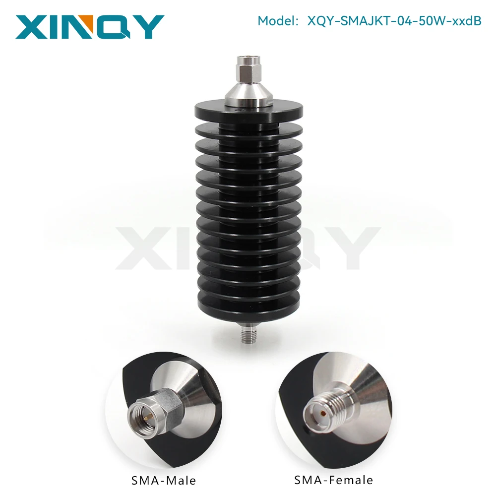XINQY 25W SMA-JKT Attenuator, DC-4GHz RF Coaxial Attenuator, 50 Ohm, Available Values: 1dB, 3dB, 5dB, 6dB, 10dB, 20dB, 25dB, 30dB, 40dB