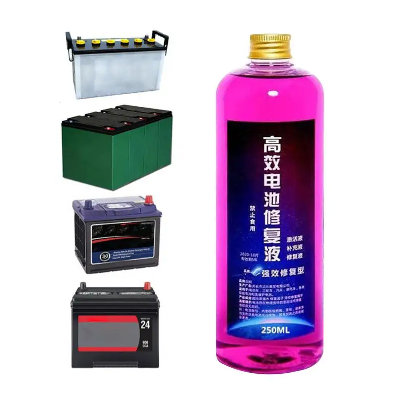 Battery Electrolyte Fluid Protective Battery Desulfator 500ML Battery Additive Battery Repair Fluid For Boat Batteries Accessory