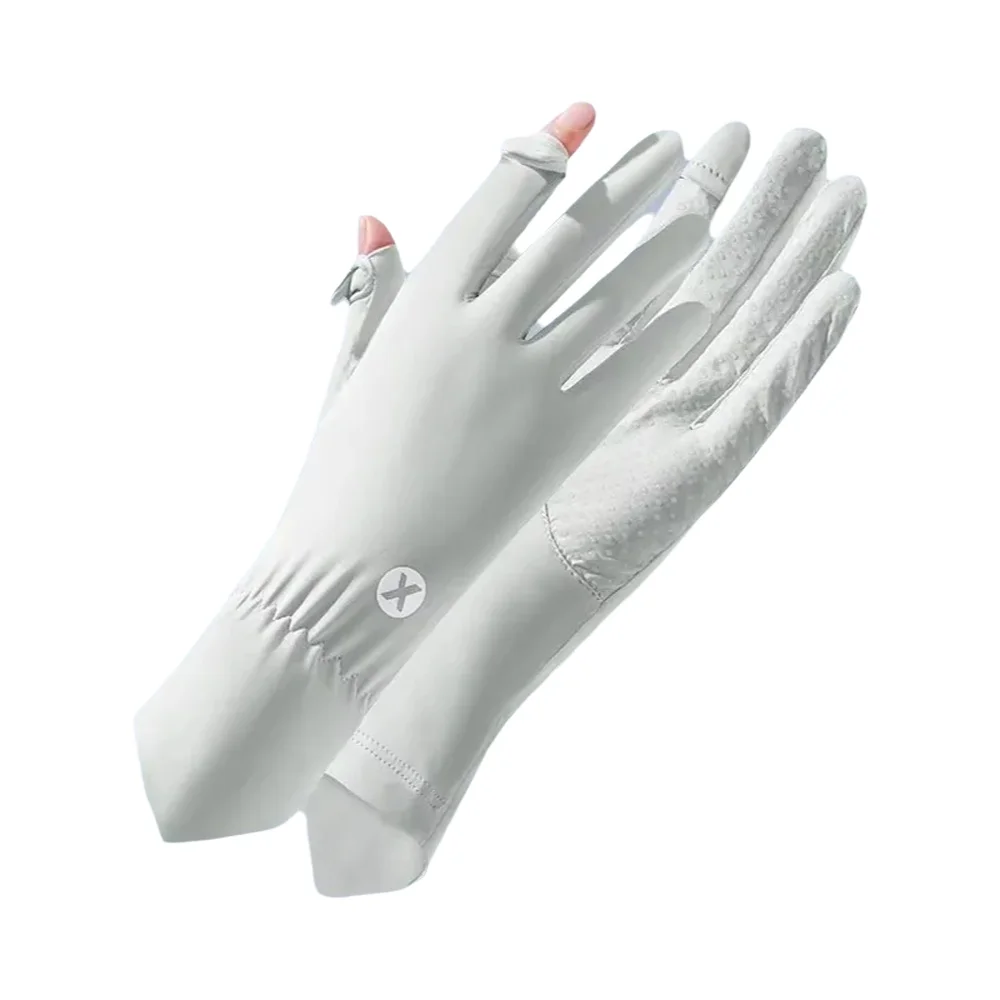 AliExpress NONE Breathable Touch Screen Anti-UV Women Gloves Mittens Sunscreen Gloves Ice Silk Gloves Cycling Driving Mittens Outdoor