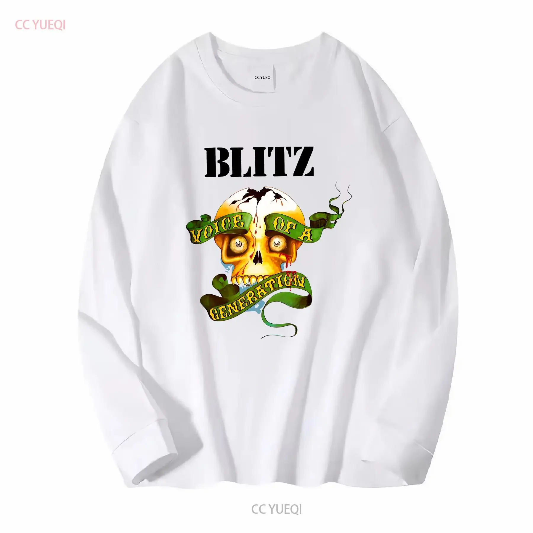 Blitz Voice Of A Generation T SHIRT oi street punk uk82 skinhead partisans attak long or short sleeves vintage Washed Stylish