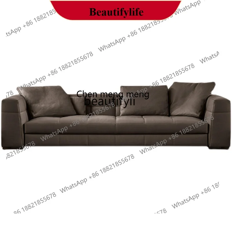 

z183 light luxury cotton and linen technology cloth fabric sofa, large and small apartment, modern straight row combination