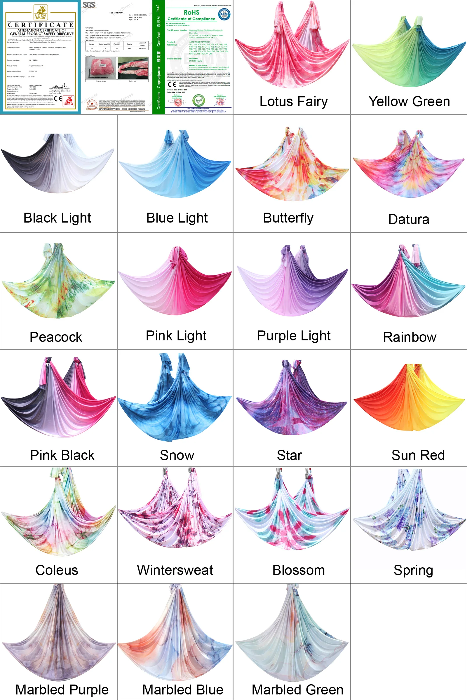 NEW 15Yards 13.7M Ombre Aerial Silk High Quality Gradational Colors Aerial Yoga Anti-gravity for yoga training Yoga for sporting