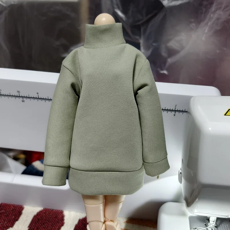 Puppenkleidung für 45 cm große Bjd-Puppe, Stehkragen, Kapuzenpullover, Oberteil, Freizeitkleidung, Anziehspielhaus, Mädchenspielzeug, 1/4 Puppenzubehör, keine Puppe