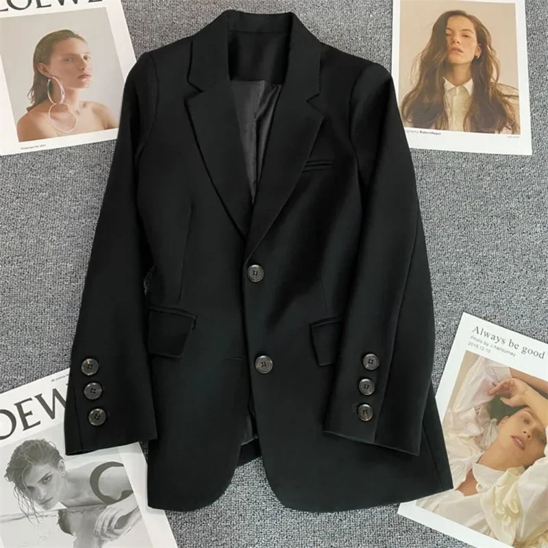 Traje caqui para mujer, Blazer de 1 pieza para mujer, ropa de trabajo de negocios para mujer, abrigo elegante informal, vestido de graduación, moda para niña, Primavera