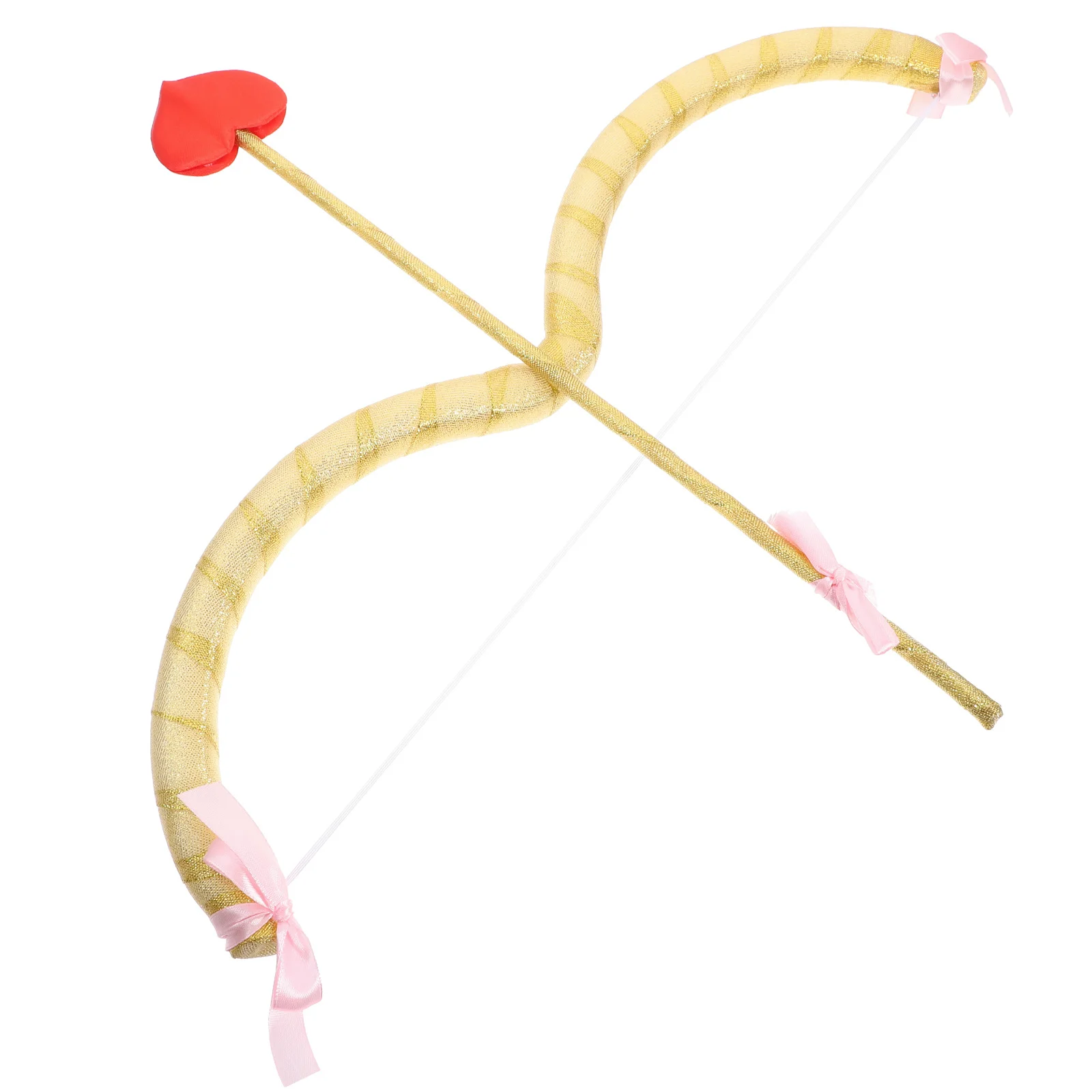 Bogen Goldene Farbe Valentine Cosplay Kostüm Party Amor Pfeil Fotografie Zubehör Flügel Amor Cosplay Prop Dekor