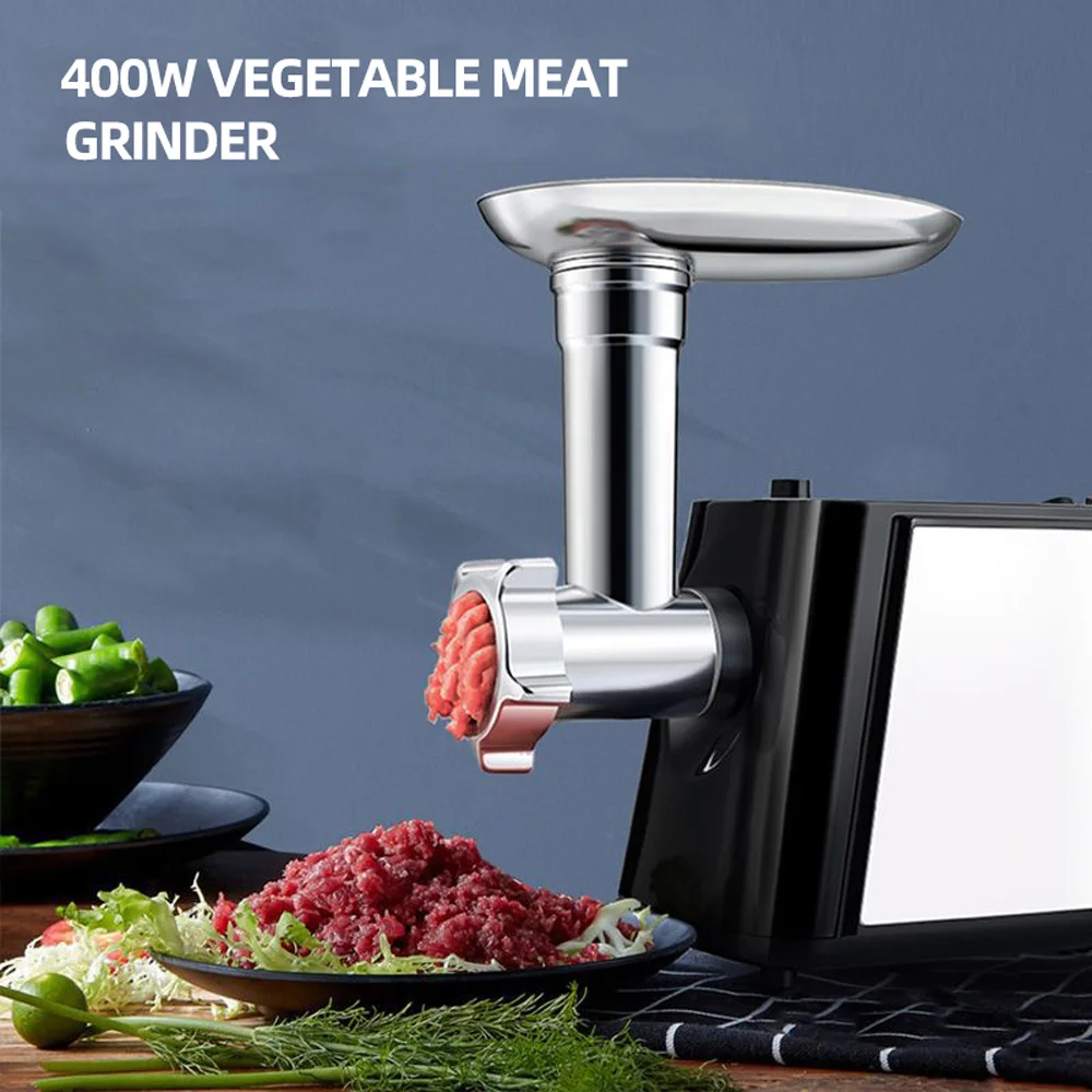 Household Electric Meat Grinder Vegetable Cutter Stainless Steel Shredder Enema Machine Food Processing Machine