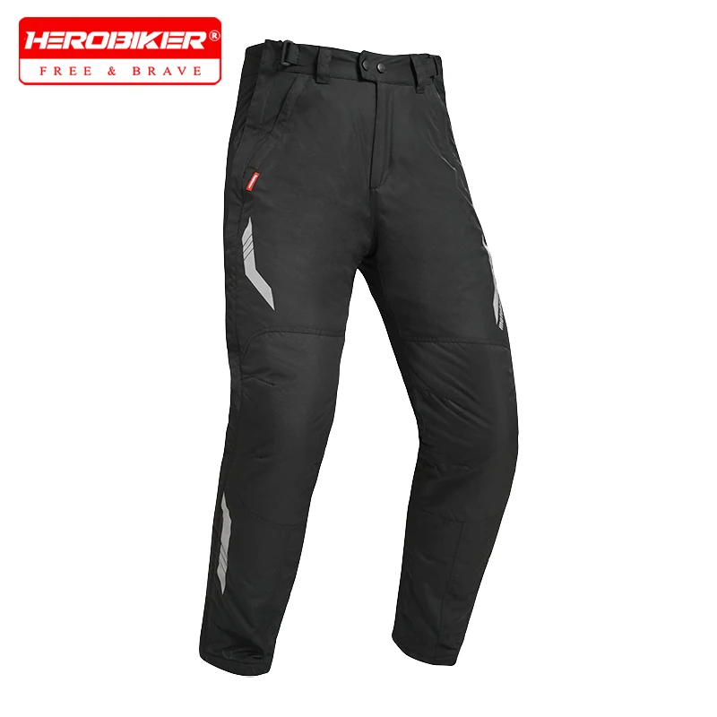 

Мотоциклетные брюки, ветрозащитные и противоосенние брюки для езды по бездорожью на осень и зиму, теплые и водонепроницаемые быстросъемные брюки