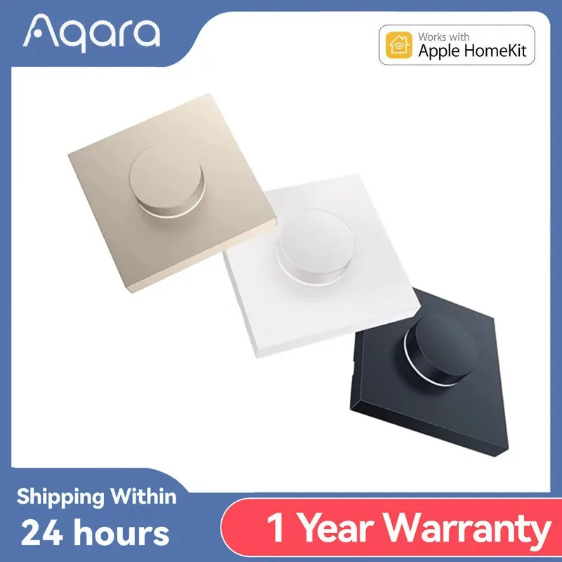 Original Aqara Smart Dimmer Switch H1 Wireless Rotary Switch Intelligent Adjustment Light Brightness Zigbee 3.0 For Homeki APP