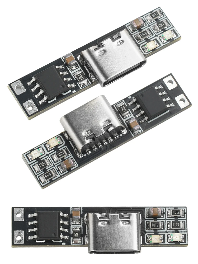 Carte de chargement de batterie au Lithium ternaire 3.7V, Module de chargeur 4.2V, Interface type-c 18650 21700 32700, Ultra-étroite, Ultra-petite