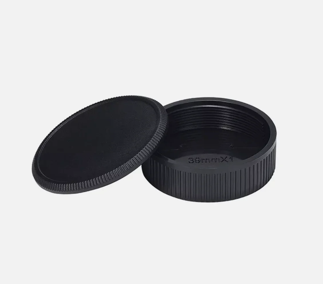 Body & Back Cap Set Leica M39 Screw Fit Rear Lens Cap & Camera Body Cap