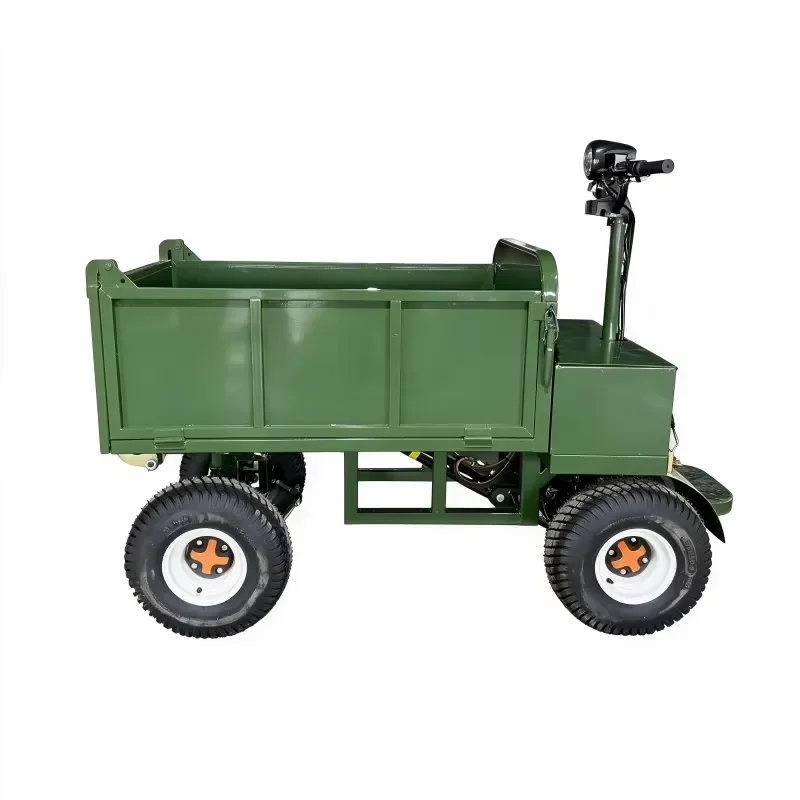 Foldable Quad Motorcycle Bicycle Accessories Cart Steel Stainless Steel Removable Design Industrial Shopping
