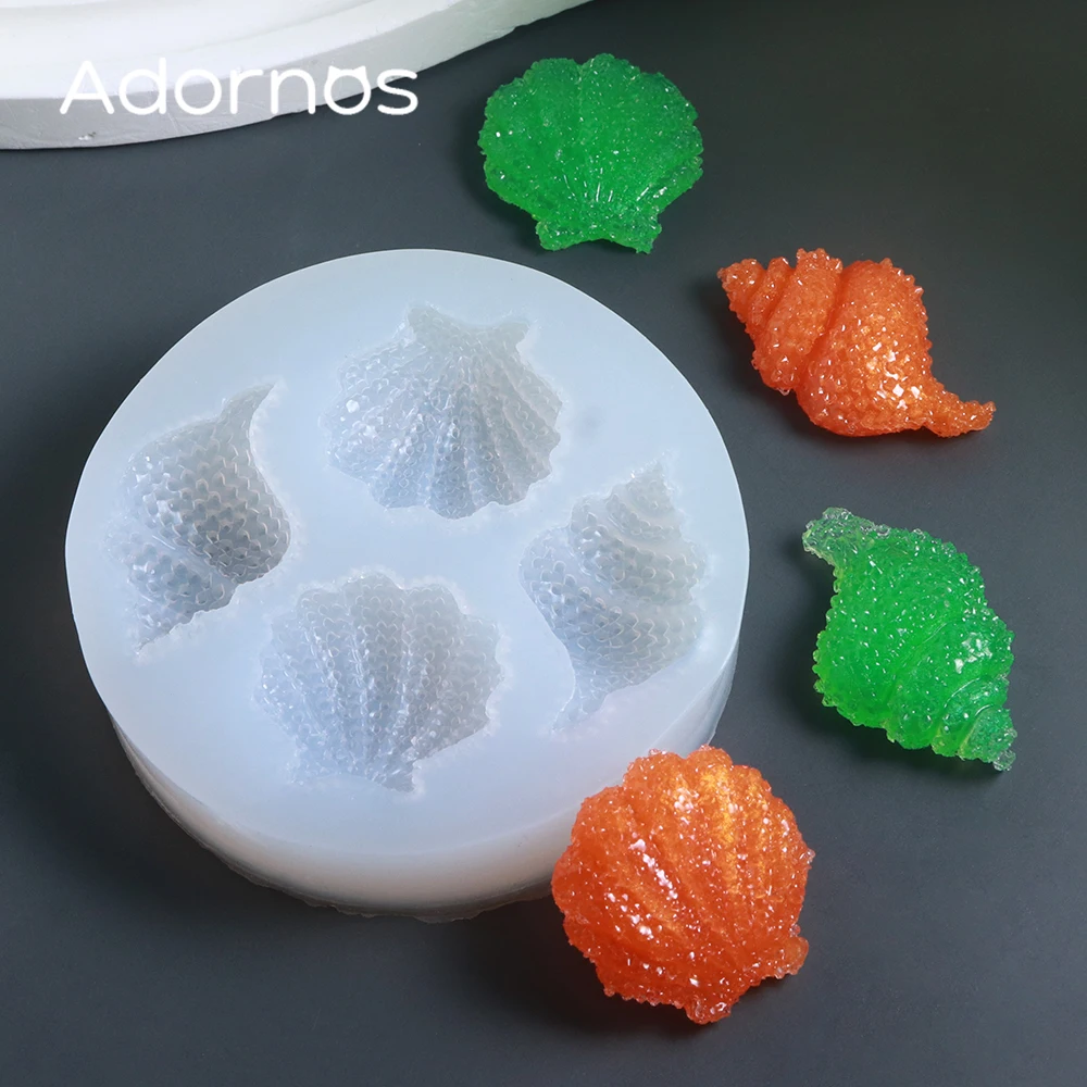 

Cute Shell Conch Shape Silicone Casting Molds for Epoxy Resin Accessories Summer Ocean DIY Jewelry Pendant Resin Charms Making
