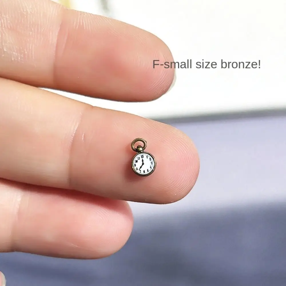 

Necklace Watch Dollhouse Simulation Pocket Watch Ob11 Accessories Vintage Mini Necklace Pocket Watch Alloy Simulation