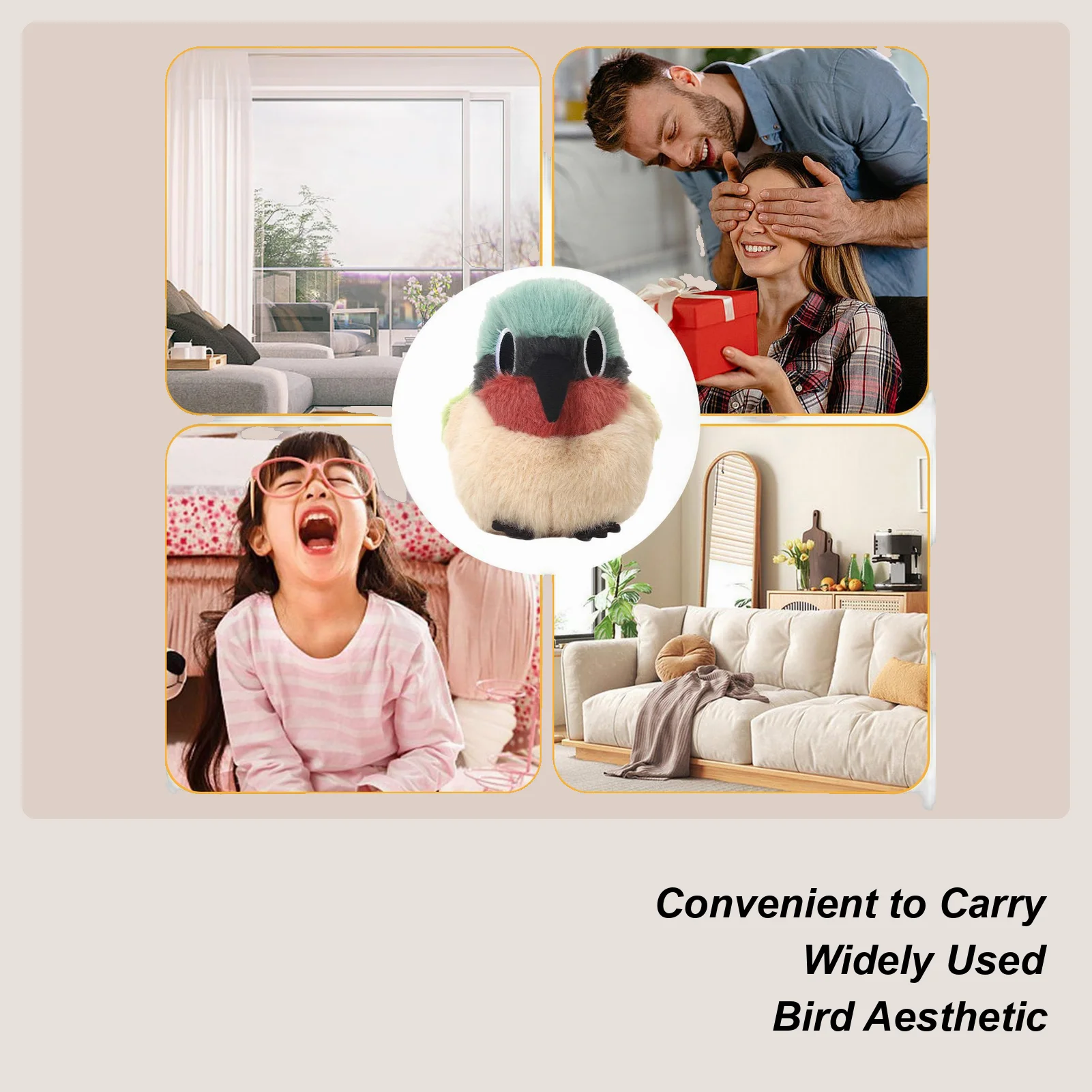 

Мягкая птица, милая плюшевая игрушка-животное, мягкая кукла с вилочным хвостом и солнечным птицей для детей, девочек, детская, дома, рабочего стола, прикроватная тумбочка