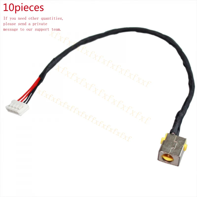 10 piezas de repuesto para Acer Aspire V3-731-4854 V3-731 DC Power Jack con puerto de carga con cable