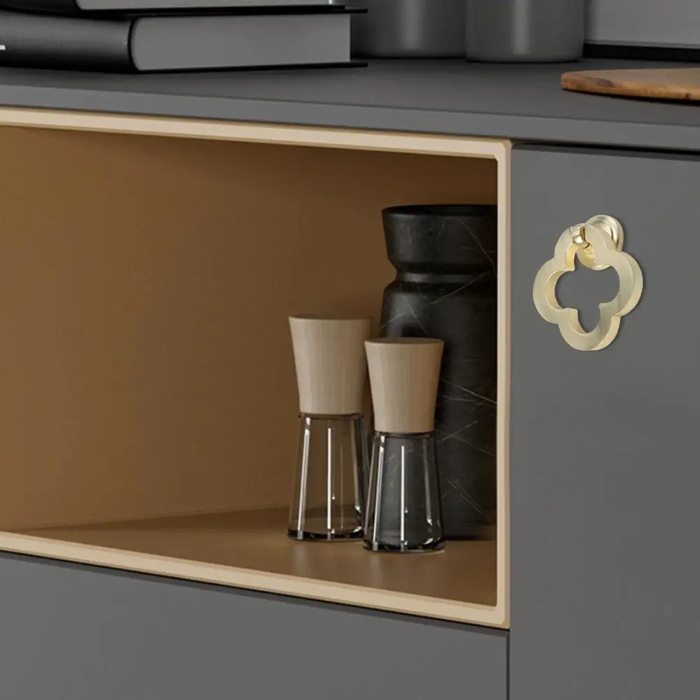 Poignées de porte en alliage de zinc pour armoires et meubles, 2 pièces