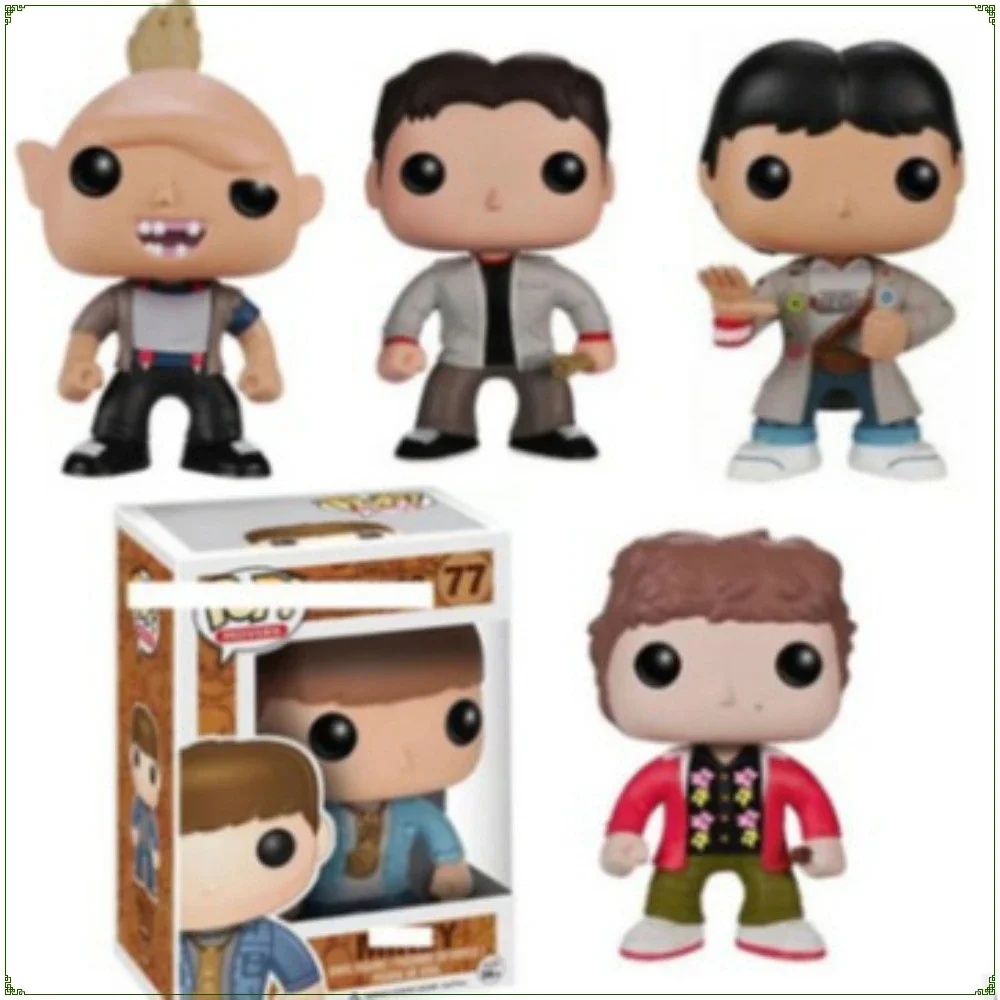 FUNKO POP Action Toy Figures The Goonies Film Periphery Popular Character Q-version Doll Handmade Mode Interior Decoration Gift