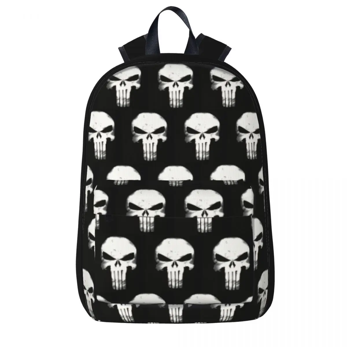 Heavy Metal Skeleton Skull Punishers Backpacks Large Capacity Student Book bag Shoulder Bag Laptop Rucksack Children School Bag