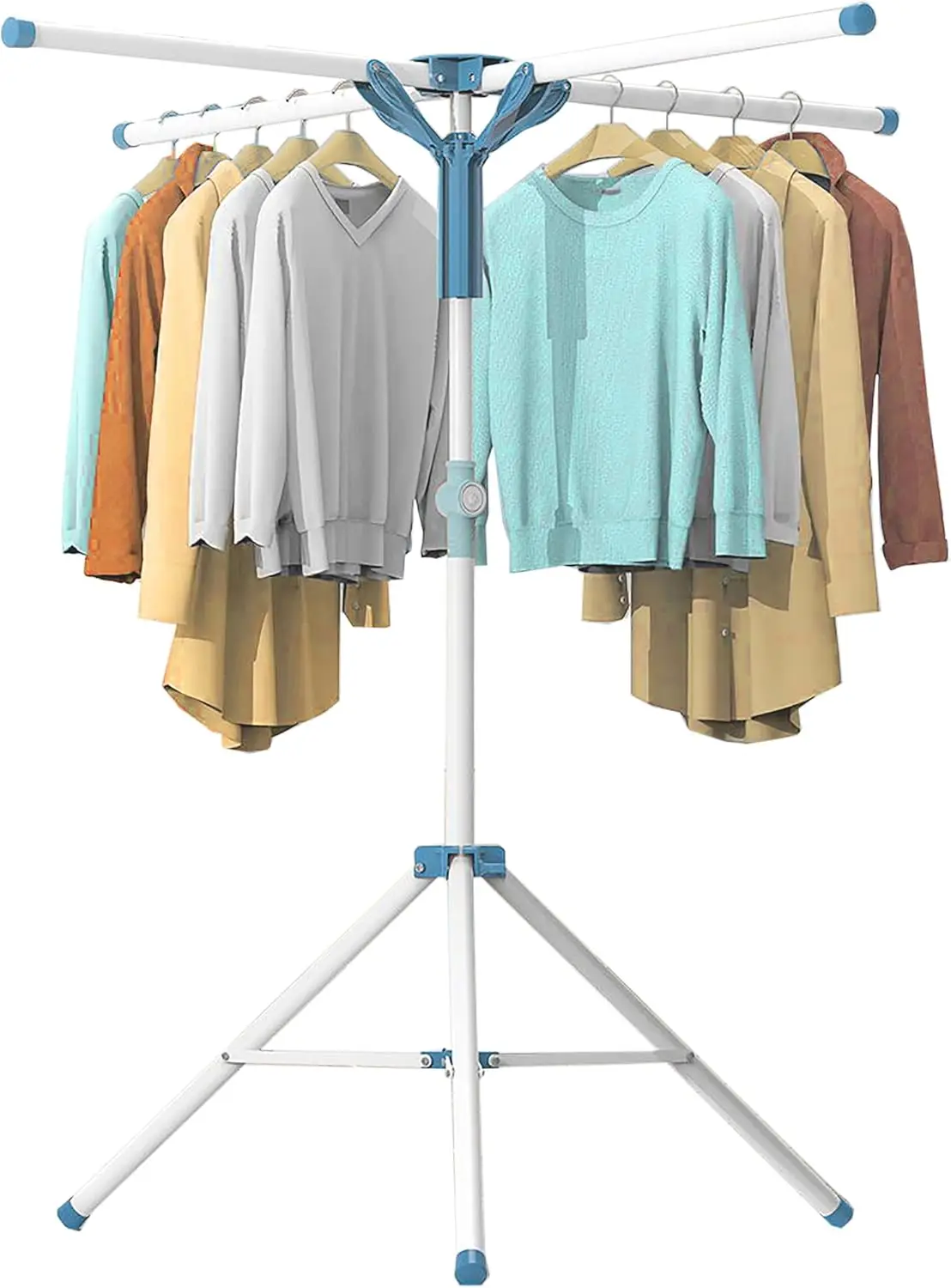 

Tripod Clothes Drying Rack Garment Rack Portable and Foldable Space Saving Laundry Drying RackDrying Rack Clothing Floor Folding