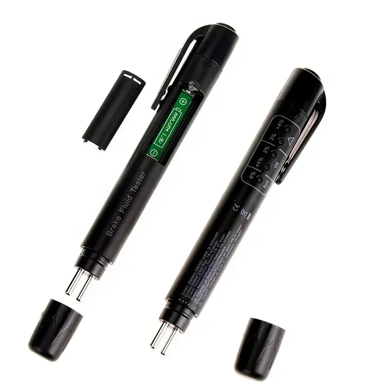 Universal Brake Fluid Tester Accurate Oil Quality Diagnostic Tools LED Indicator Liquid Testing Pen Automotive Brake Oil tester