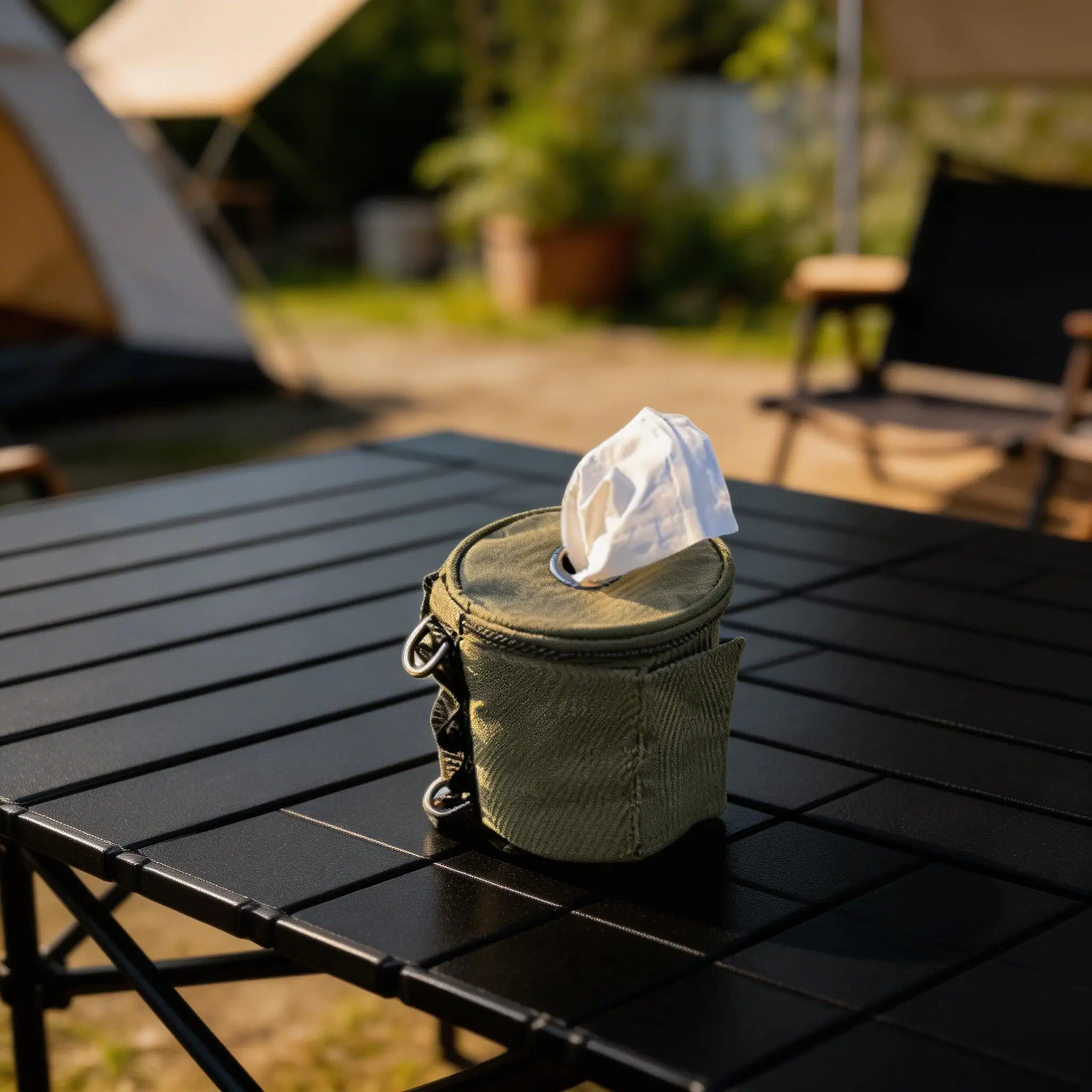 Tactical Toilet Paper Holder With Hanging Strap/carry Handle 600D Oxford Fabric Toilet Paper Bag Toilet Paper Roll With Handle