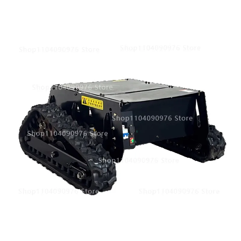 Small Dual Motor Remote Control Tracked Chassis Assembly Agricultural Construction Orchard Climbing Transport Vehicle