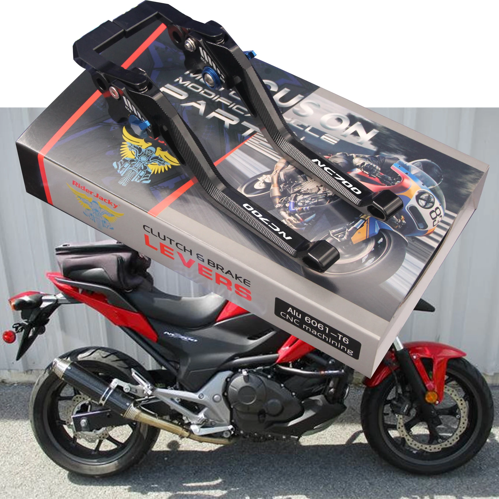 

For Honda NC700 S/X 2016 2017 2018 2019 2020 2021 NC 700 Adjustable 3D Rhombus Hollow Long Motorcycle Brake Clutch Levers