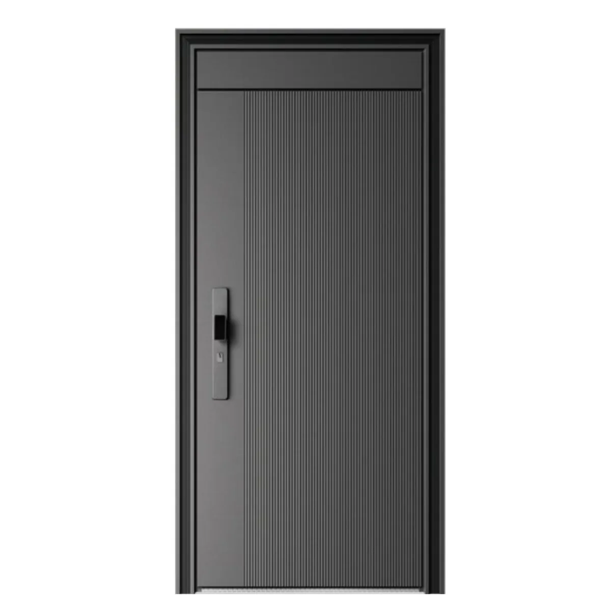 Modern steel entrance doors with simple design of outdoor security doors for house entrances and entrances