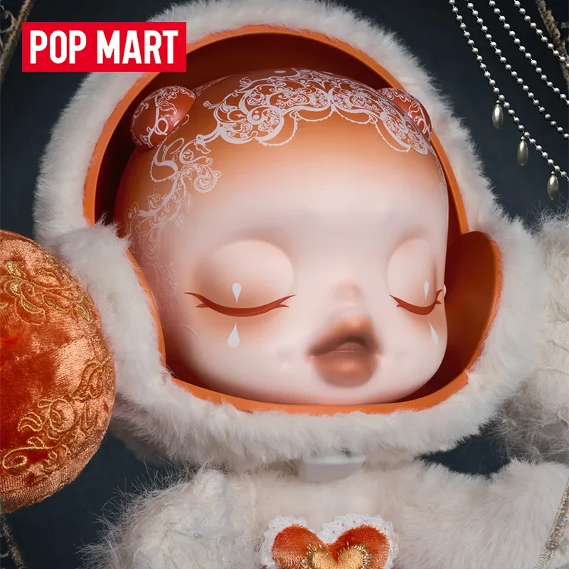 

POPMART MEGA SKULLPANDA 400% White Moon Series Blind Box Guess Bag Desktop Decoration Model Gift Blind Bag Toys Anime Figure