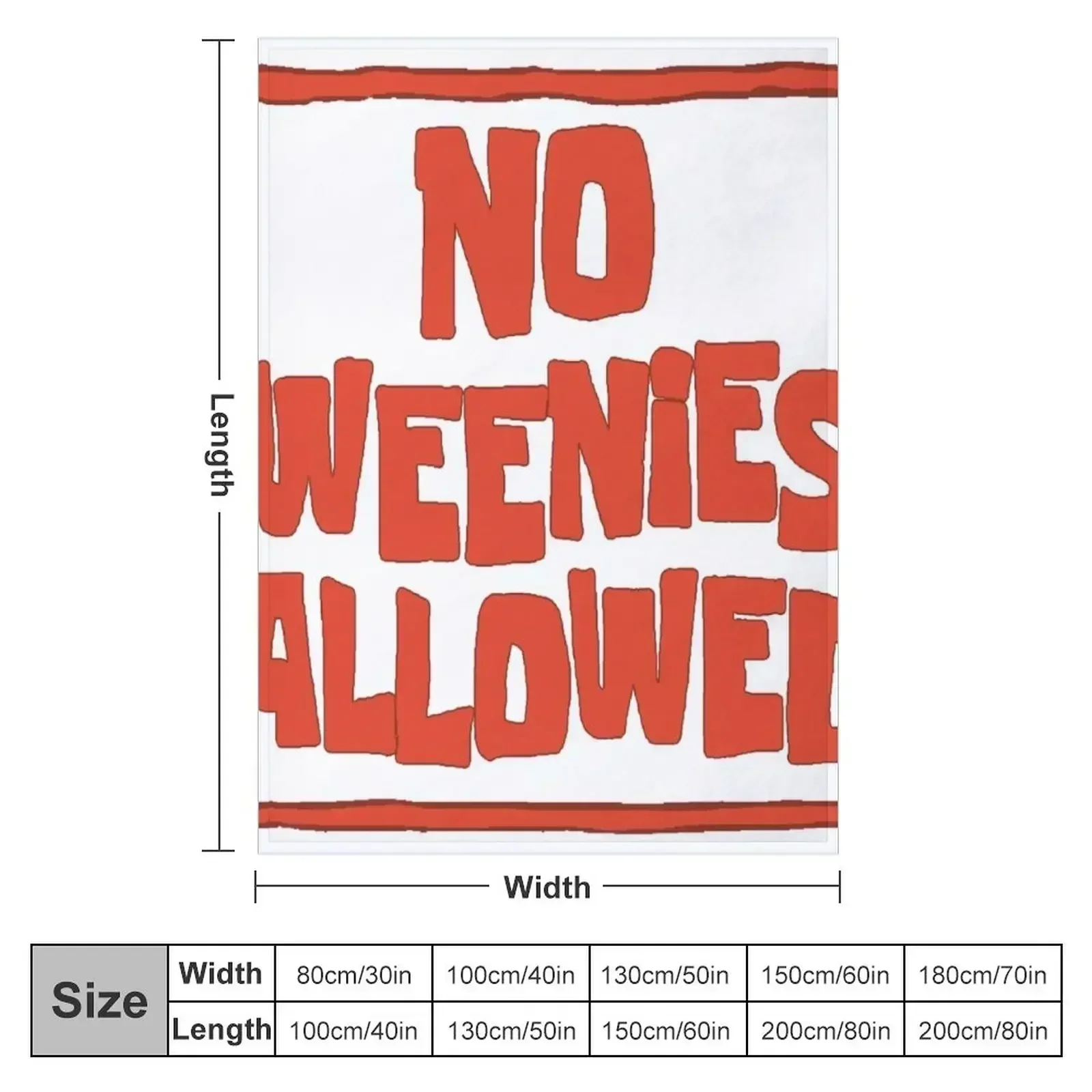 No weenies allowed Throw Blanket manga Blankets For Bed Fashion Sofas Blankets