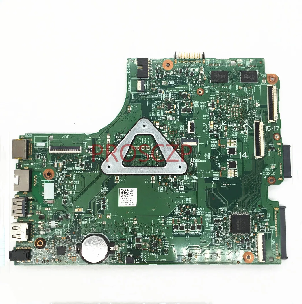 CN-0HHVFV 0HHVFV HHVFV For Dell 3442 3542 Laptop Motherboard SR1EK I3-4005U PWB. FX3MC REV:A00 GT820 2GB 100% Full Working Well