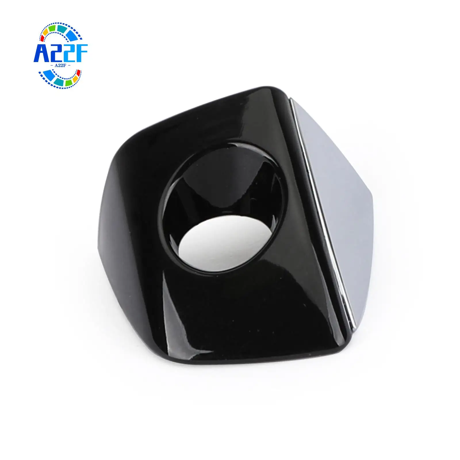 A22F-Black Silver Front Left Door Handle Key Hole Cover Cap Trim For - A6/S6 Quattro A7 Sportback A8/S8 Quattro 4H1837879