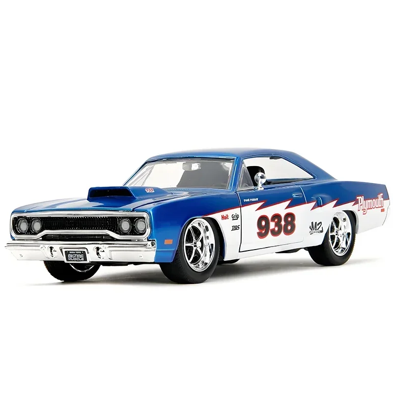 1:24 Plymouth Road Runner 1970 alliage voiture moulé sous pression et véhicules jouets modèle de voiture Miniature échelle modèle de voiture pour les enfants