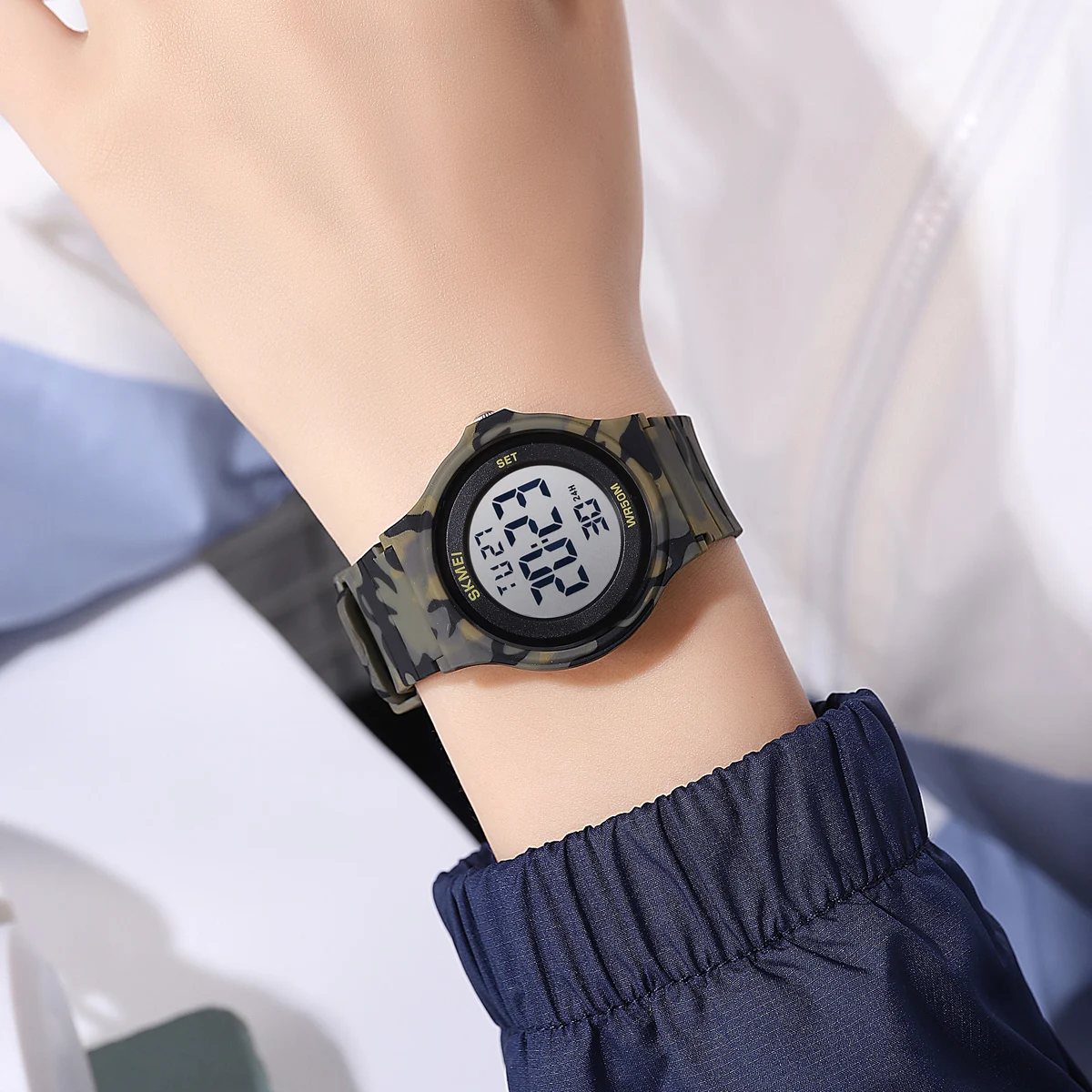 SKMEI Waterproof Kids Watches For Boys Girls Luminous Student Digital Electronic Wristwatches  Alarm Clock Sport Children Watch