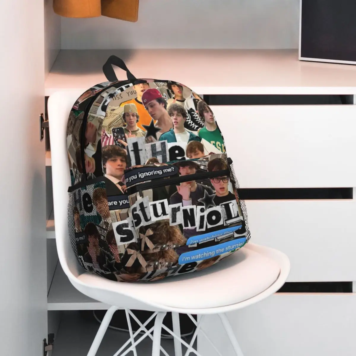 

Студенческий рюкзак Sturniolo Triples, школьная сумка, походный дорожный рюкзак для мужчин и женщин, модная сумка для книг, сумки на плечо