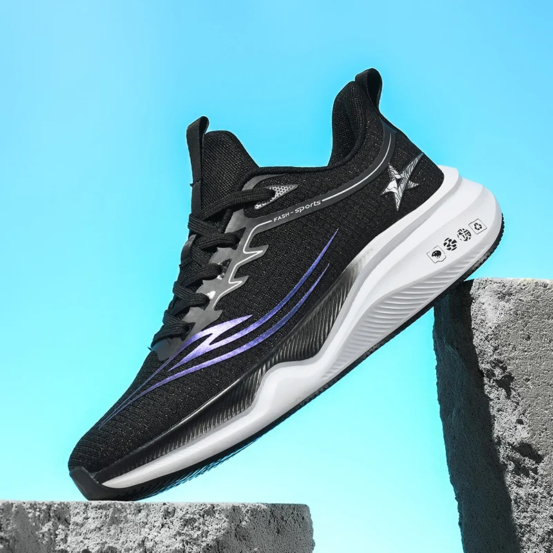 

Men's sports shoes, lightweight carbon plate racing running shoes, winter shock absorption, anti slip, wear-resistant, breathabl