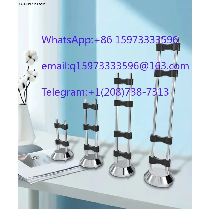 1PCS oestvrijstalen Kabel Aluminium Legering Hifi Line Rack Audio LifterDraad String Beugel Apparatuur Kabelgoot Organizer Stand
