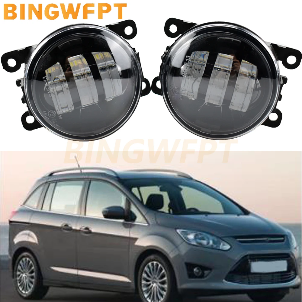 

Fog Light LED foglamps For Ford Grand C-Max MPV 2010 2011 2012 2013 2014 2015 H11 12V foglights Super bright fog lamp assembly