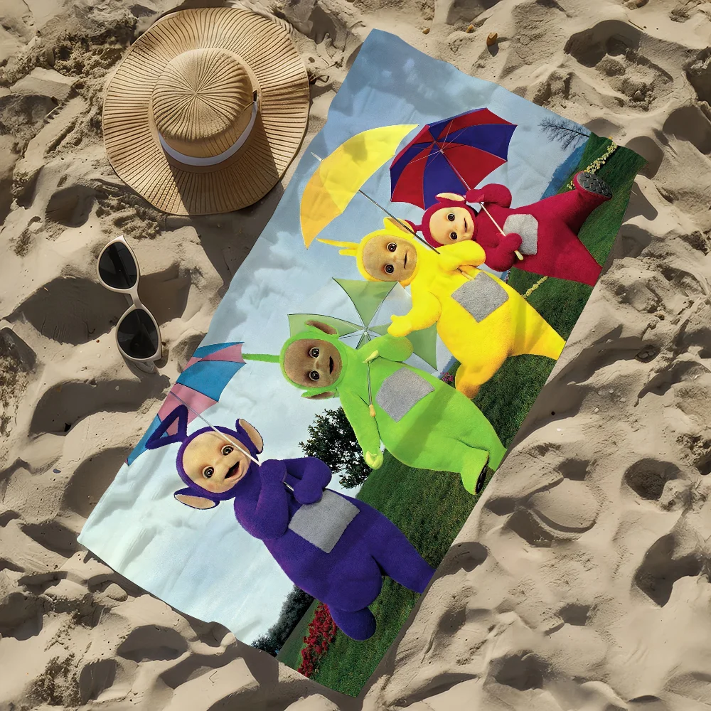 لطيف الكرتون T-Teletubby منشفة لينة بركة هدية للسفر رياضة ساونا السفر سبا دش التخييم سريعة الجافة الرياضة مناشف الشاطئ #5