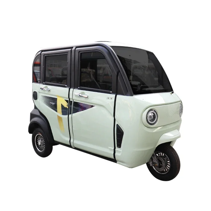 KEYU fully enclosed electric Tricycles 2024 new style cheap price 3 seaters electric tricycle