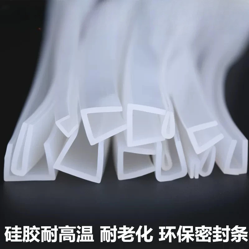 -shaped Translucent Silicone Edge Trim, Anti-Collision Seal Strip for Glass Table Edge Protection