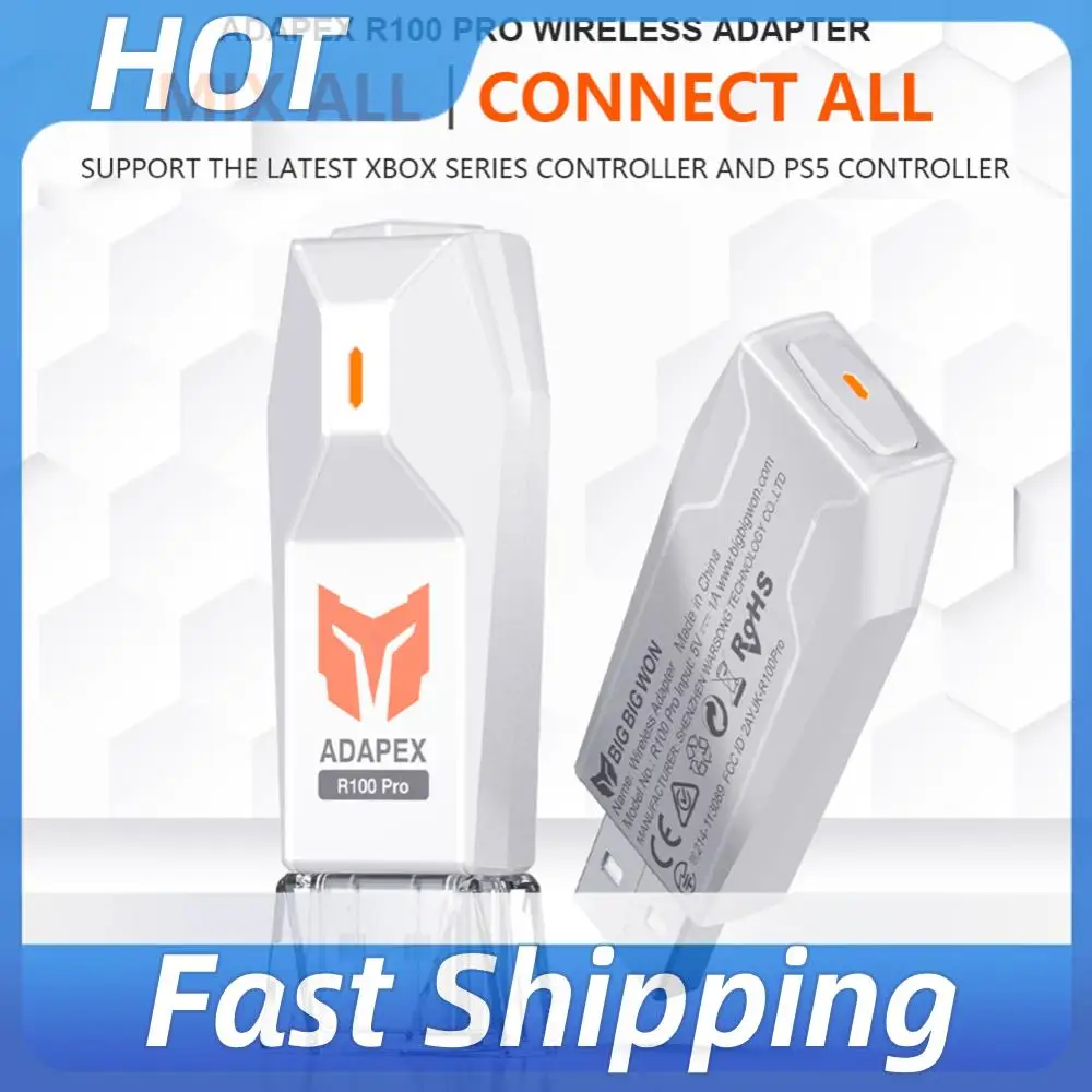 

BIGBIG WON R100 Pro USB Wireless Bluetooth-compatible Adapter for Windows Switch