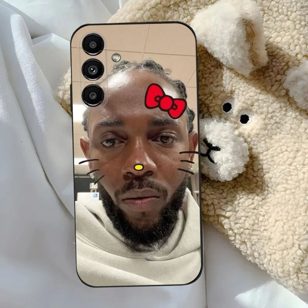 Rapper K-Kendrick L-Lamar Phone Case For Samsung S24,23,22,30,21,10,9,Ultra,Plus,Lite,FE,5G Black Soft Case