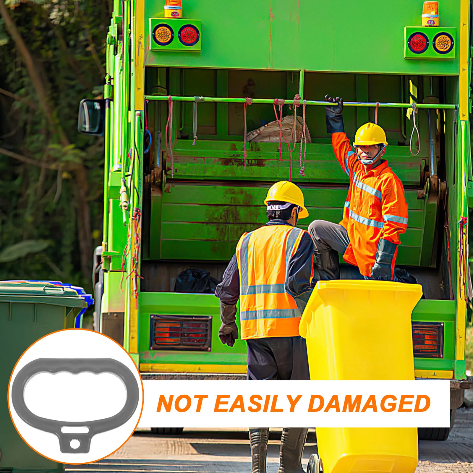 

Многофункциональное кольцо-ручка для мусорного бака, замена для общественных урн и тележек, устойчивое к коррозии, легкое, простое в установке