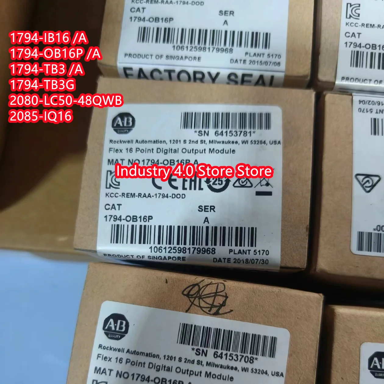 

1794-IB16 /A ，1794-OB16P /A，original, In stock