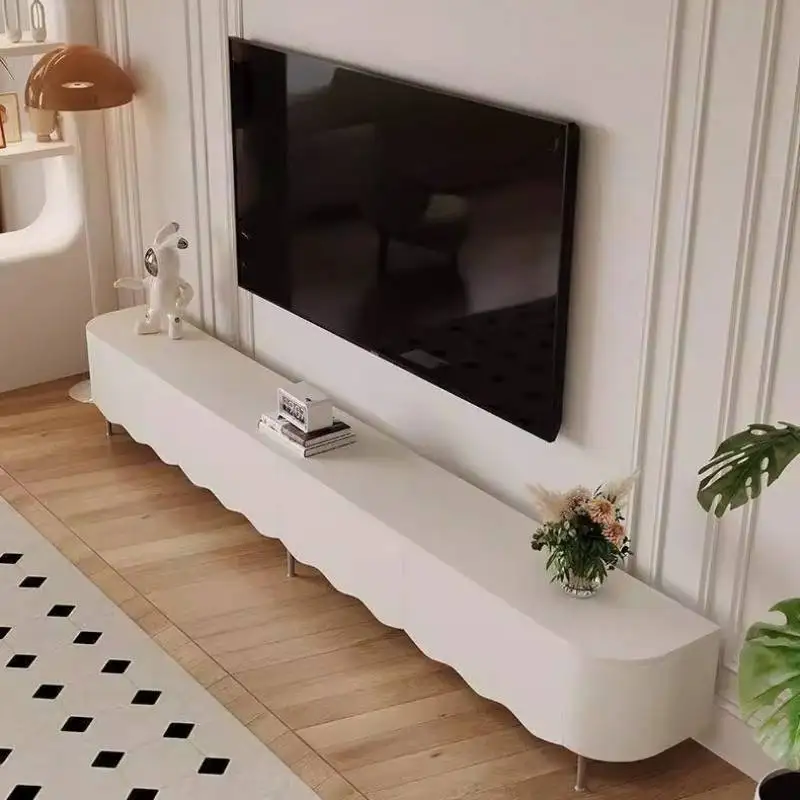 Design Long Tv Cabinet Decoration Drawers Italian Designer Storage Tv Cabinet Luxury White Fernseherschrank Furniture For Home
