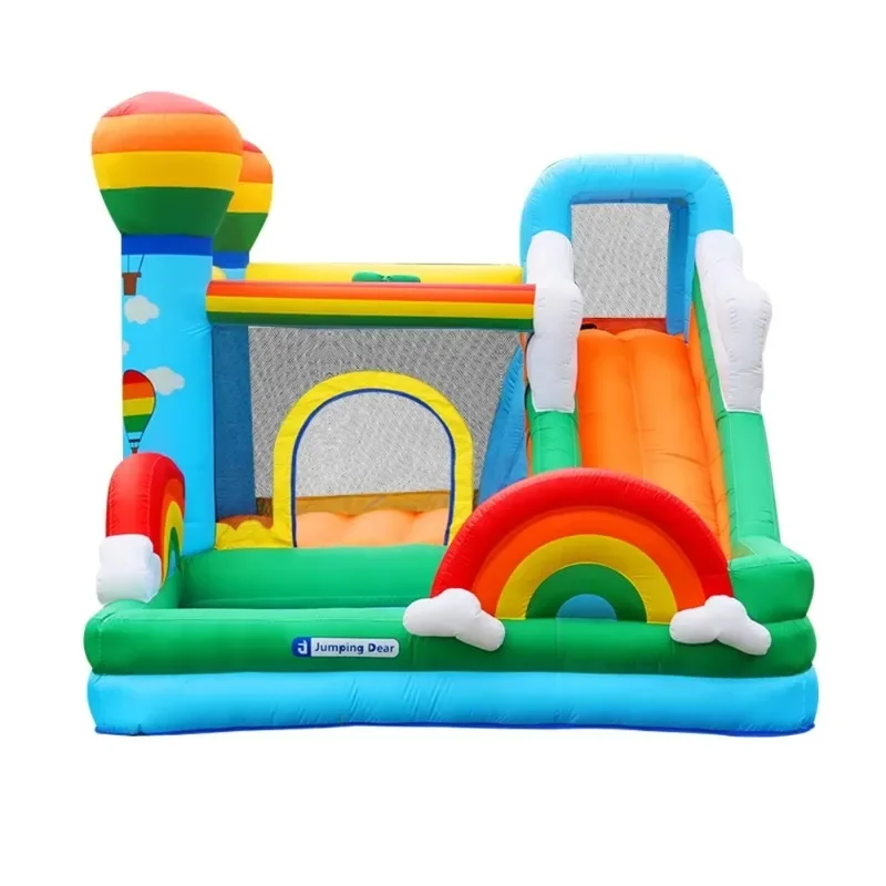 Castle Equipment Wedding Party bounce house Inflatable Slide Inflatable House Rainbow Inflatable Castle