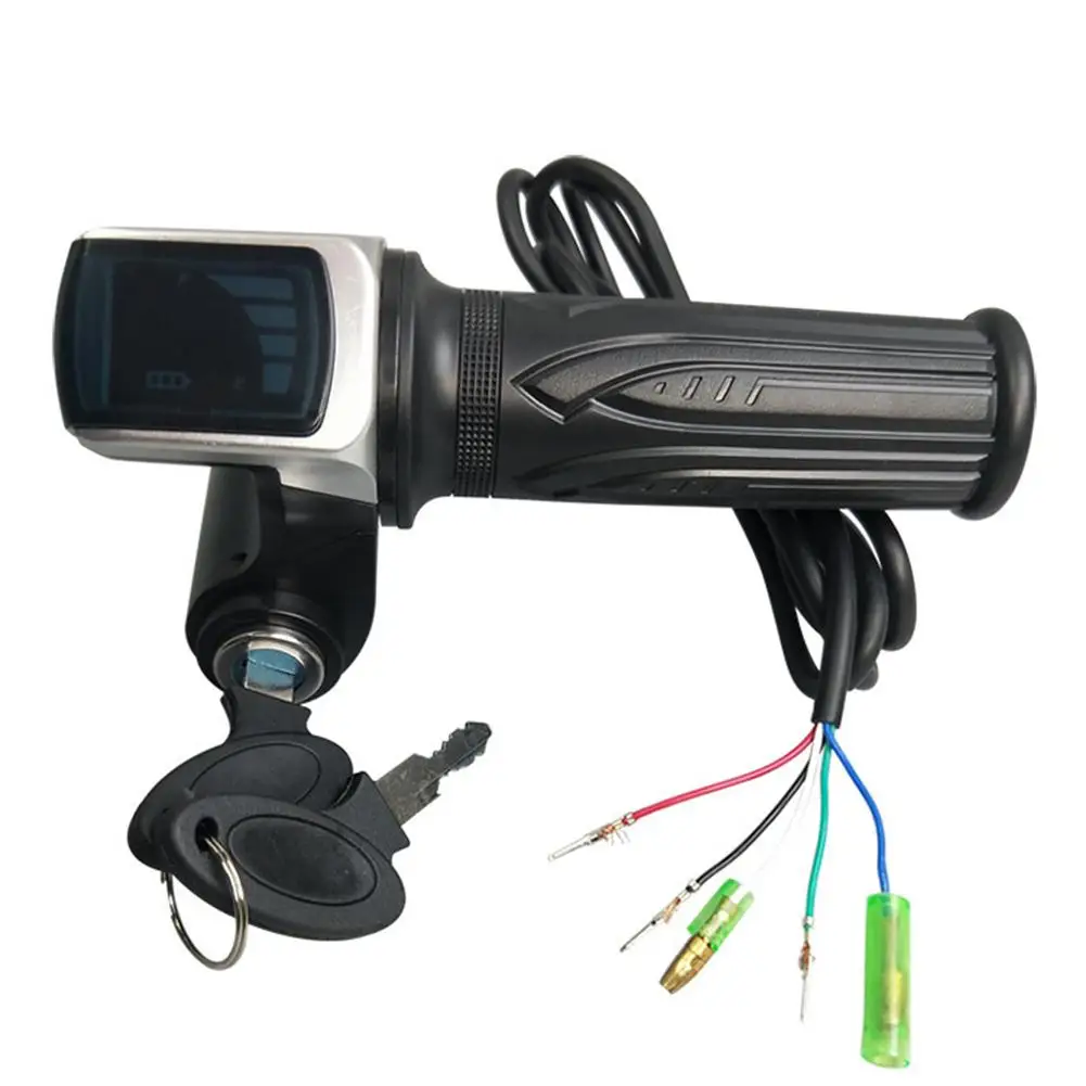 

36v 48v 60v Electric Bicycle Scooter Motorcycle Throttle Handlebar Throttle Speed Controller Lcd Display Electric Bicycle speed