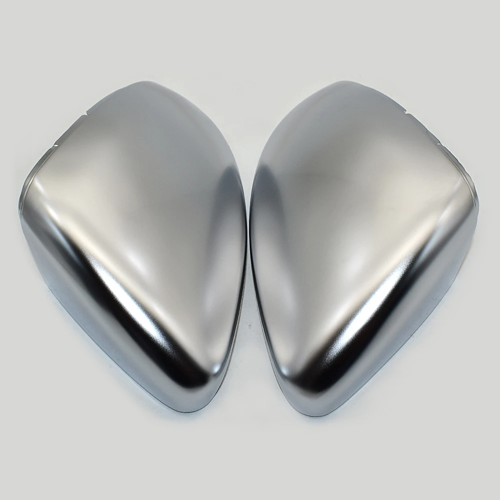 

2PCS Rearview side wing mirror cover caps For VW Golf MK7 MK7.5 GTI 7 Golf 7 R Touran L Golf 7.5 matt silver
