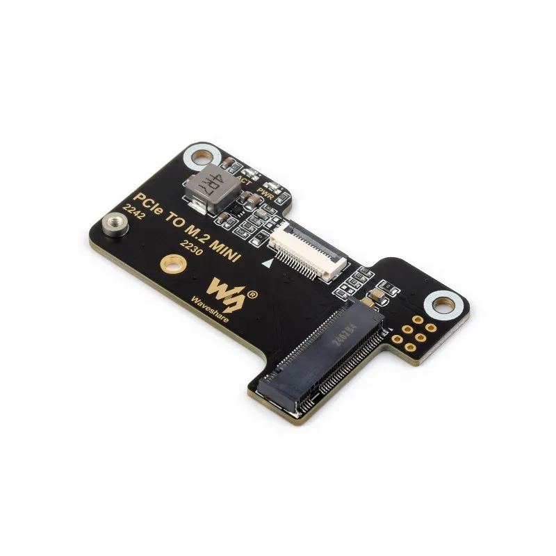 

PCIe To M.2 Mini Adapter for Raspberry Pi 5, Supports NVMe Protocol M.2 Solid State Drive, High-speed Reading/Writing, RPI5 Hat